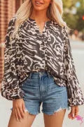 Parchment Leopard Top