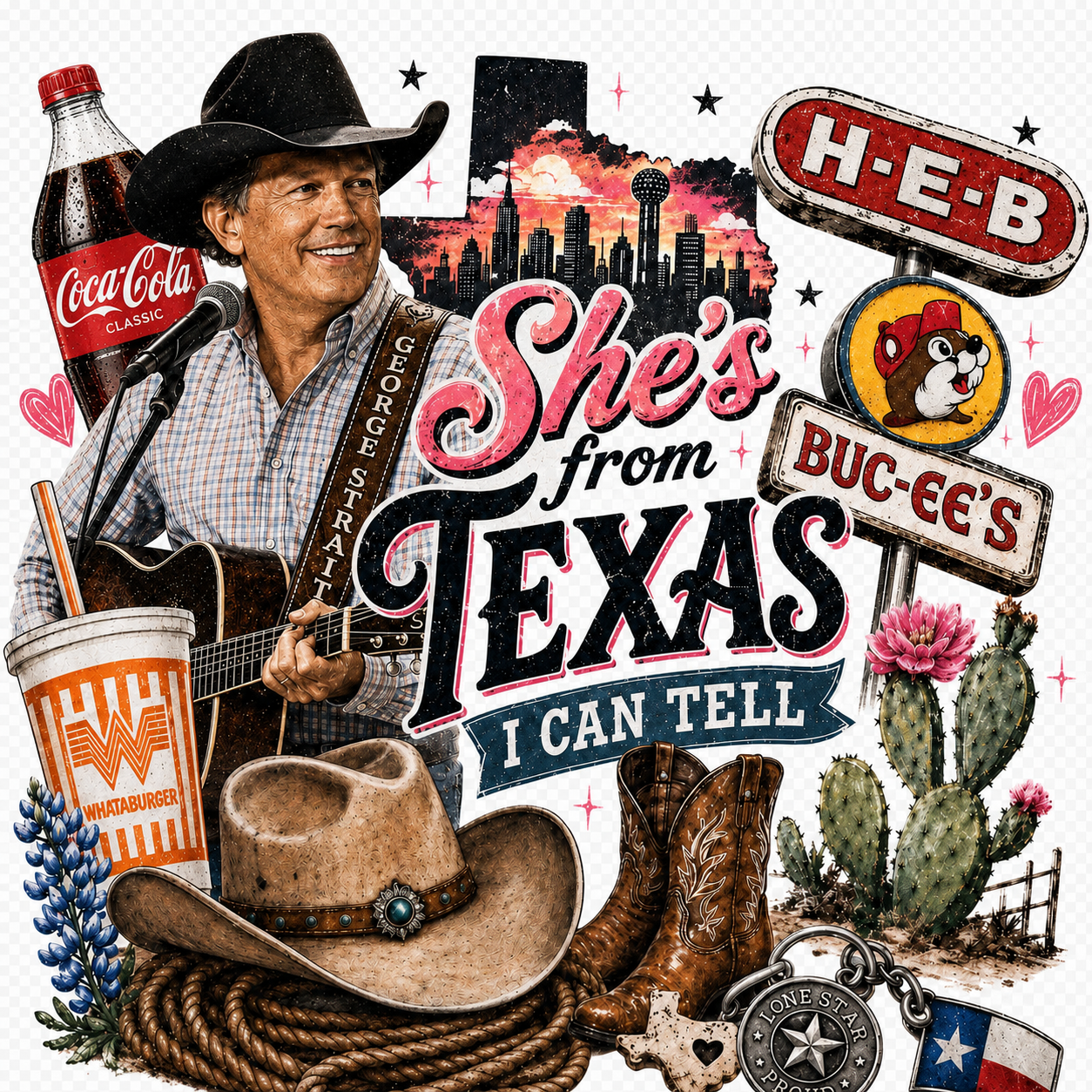 She’s From Texas Graphic Tee