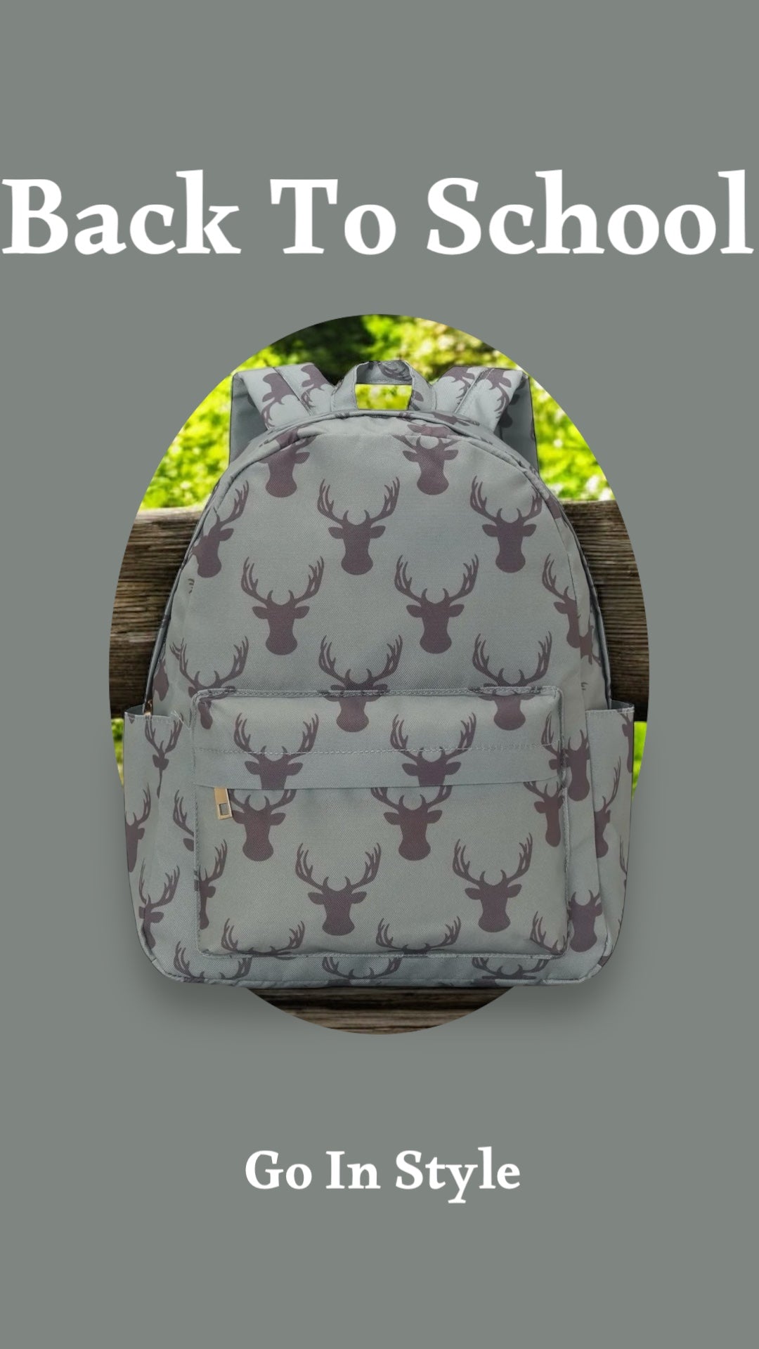 Deer Design Backpack