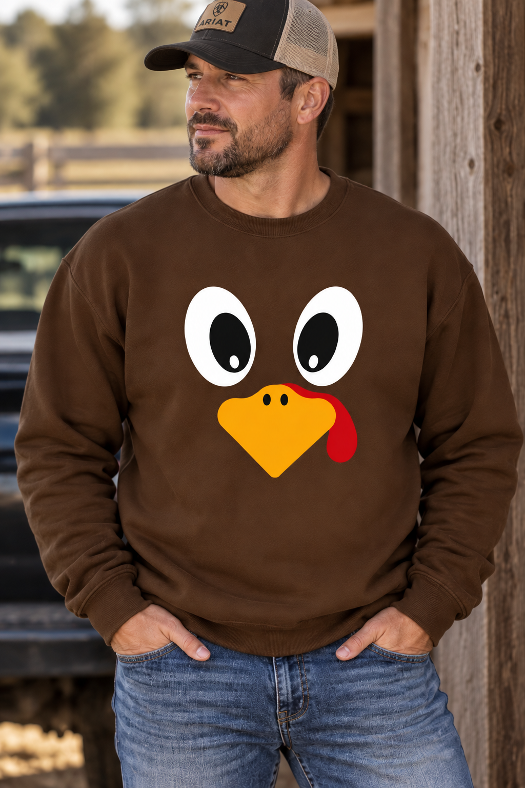 Turkey Face Sweatshirt