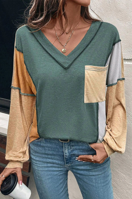 Clover V-Neck Top
