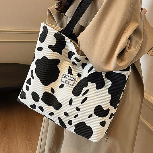 Cow Print Tote