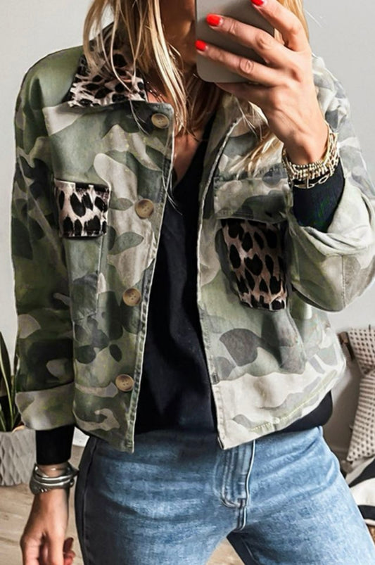 Green Camo LeopardJacket