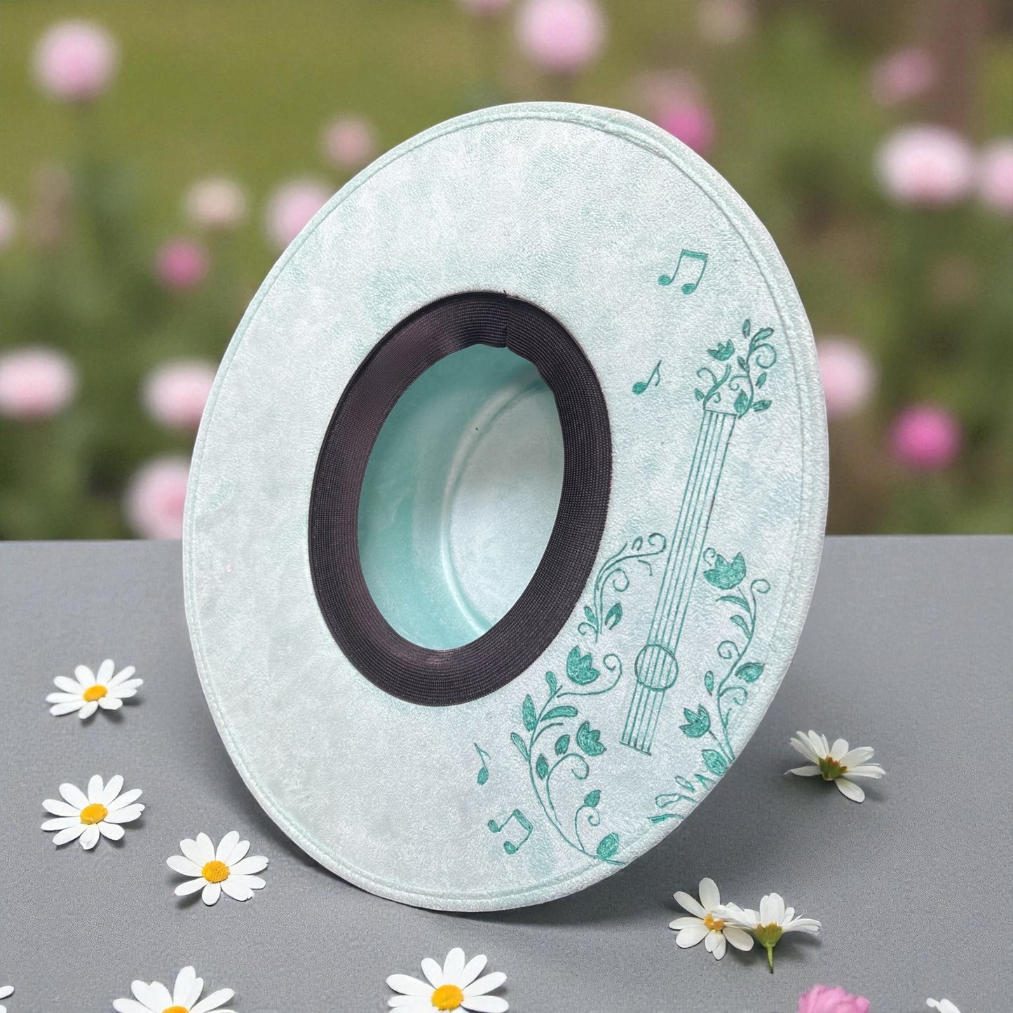 Seafoam Guitar Designed Hat