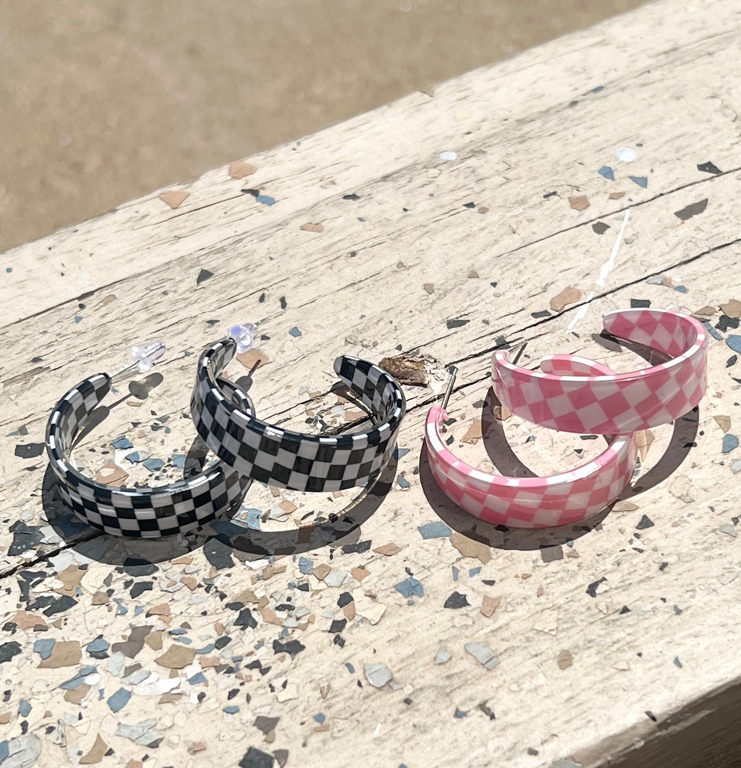 Checkerboard Earrings