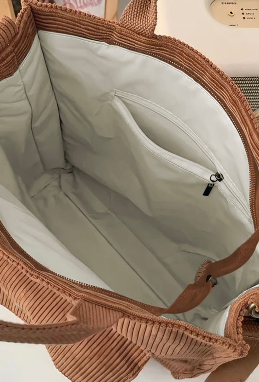 Chestnut Detachable Strap Shoulder Bag