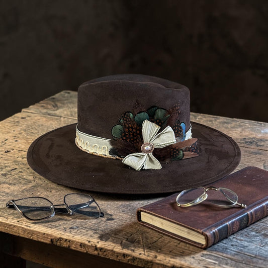 Saddled Quill Western Hat