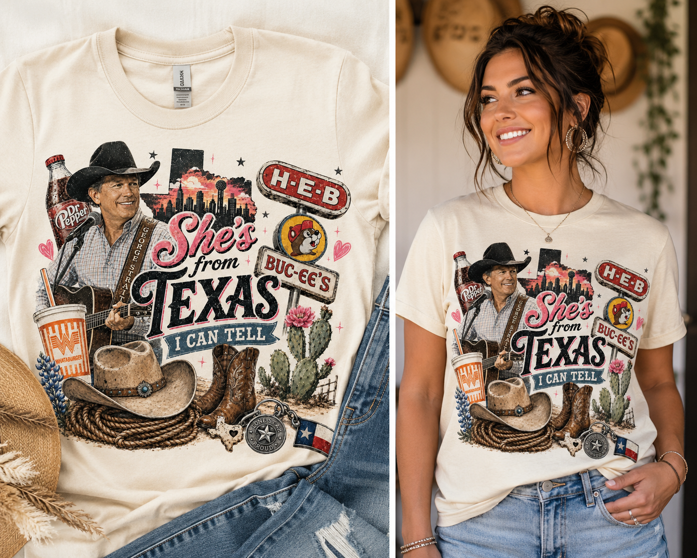 She’s From Texas Graphic Tee