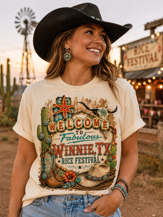 Welcome Rice Festival Graphic Tee
