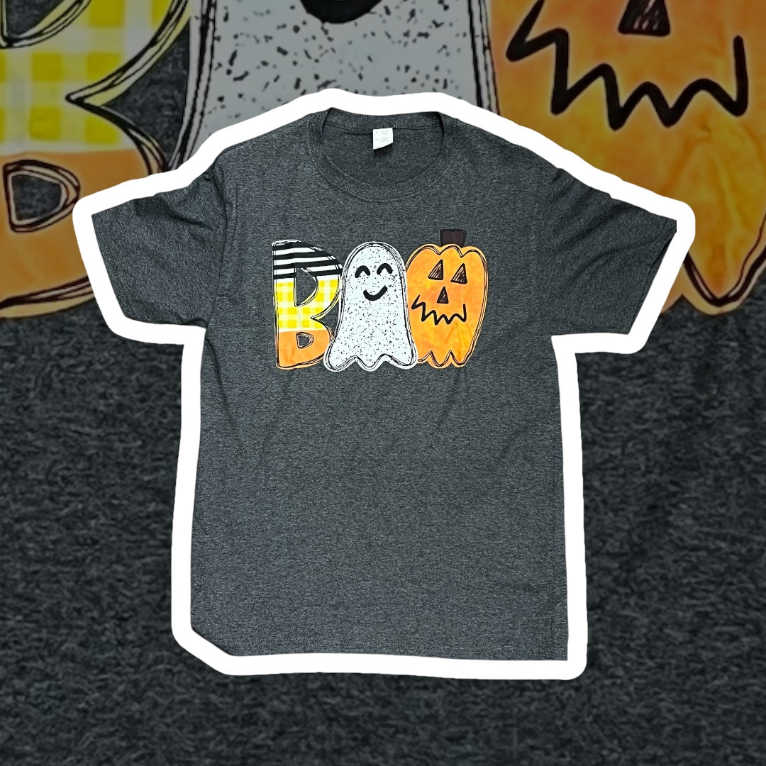 Watercolor Boo Graphic T-Shirt