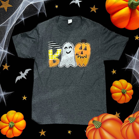 Watercolor Boo Graphic T-Shirt