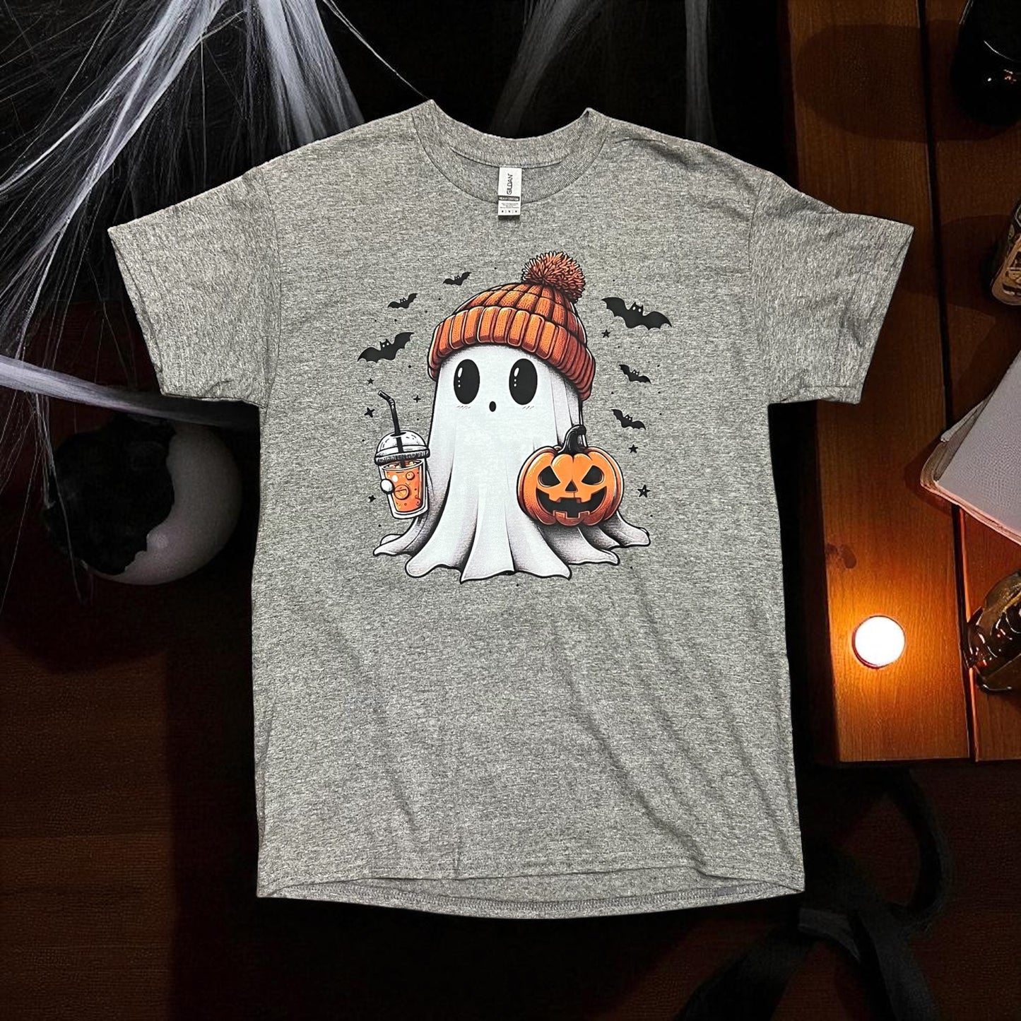 Batty Ghost Graphic T-Shirt