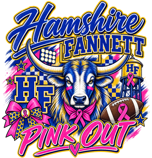 Hamshire Fannett Pink Out Graphic Tee