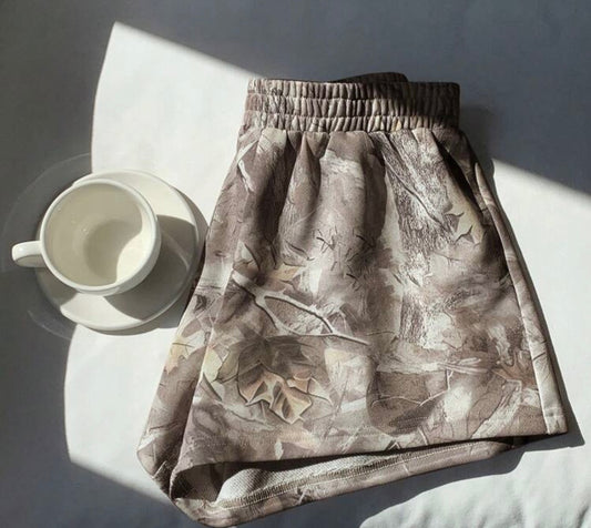 Camo Print Shorts