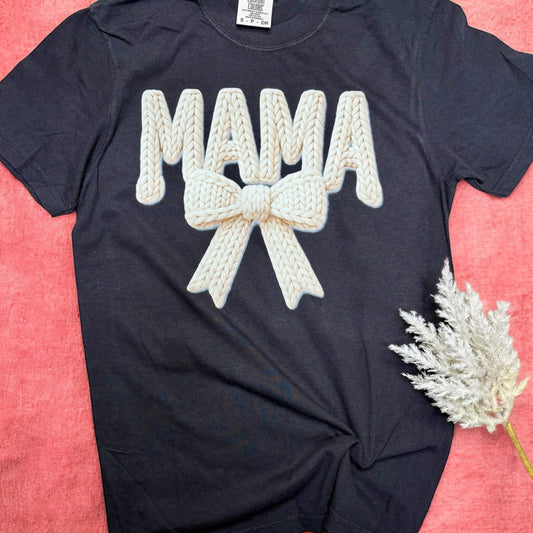 Mama Rope Bow Tee