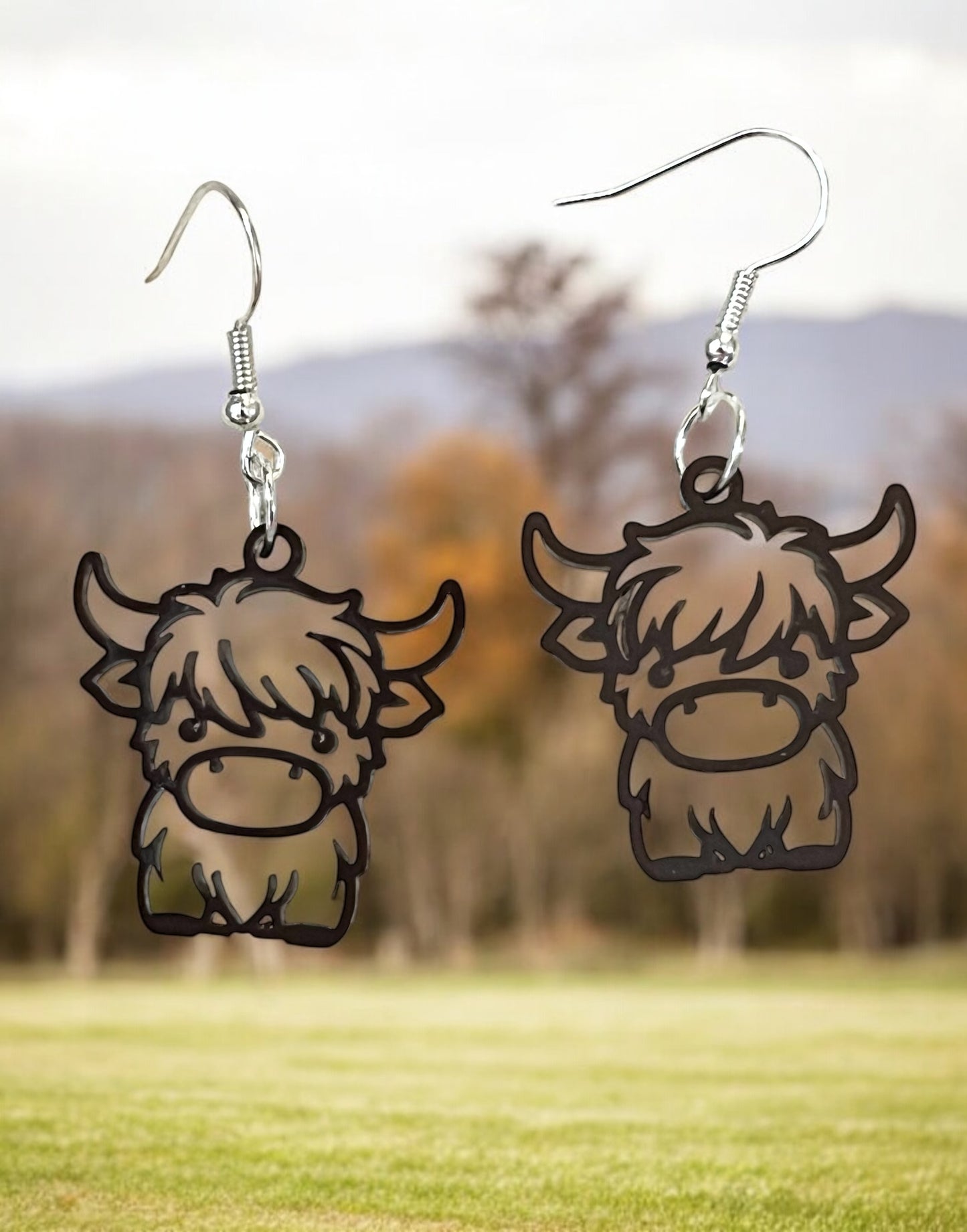 Highland Cow Earrings