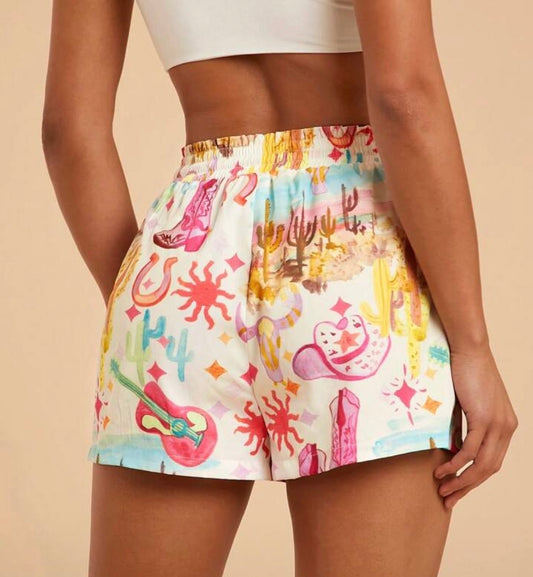 Western Theme Shorts