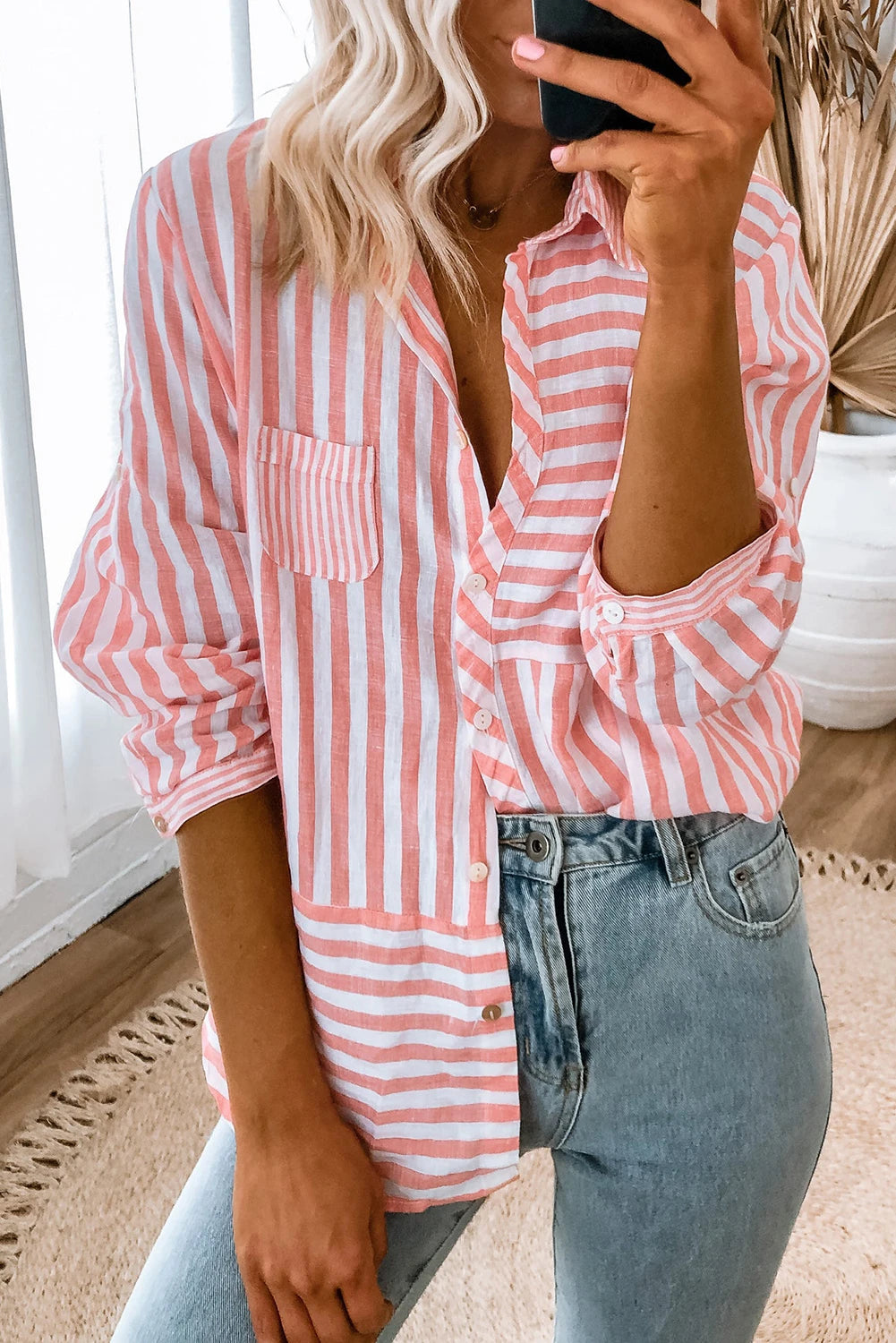 Pink Stripe Long Sleeve